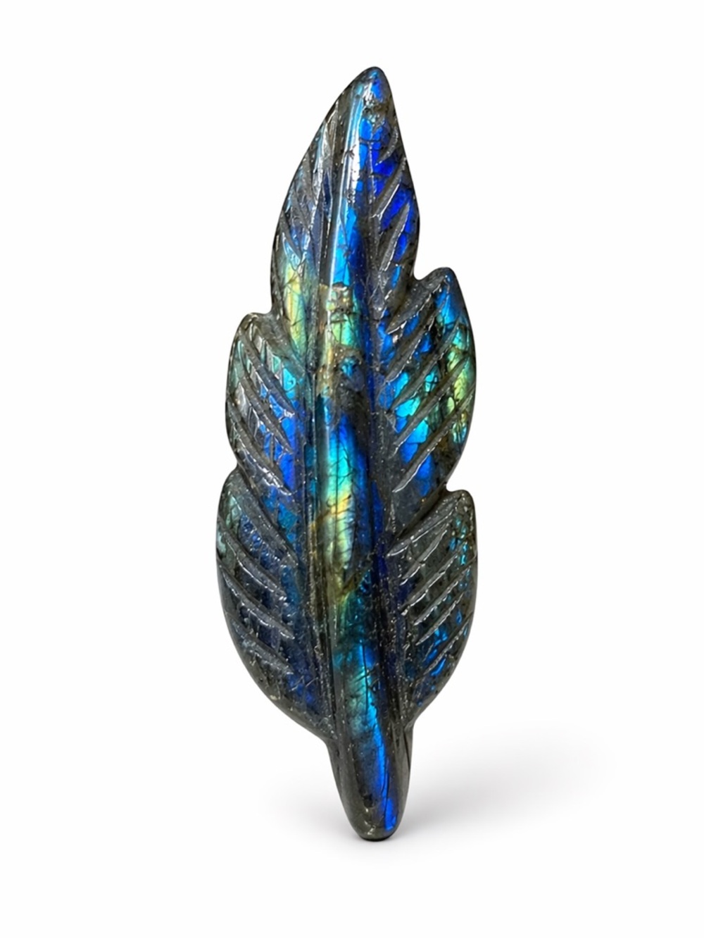 Labradorite Carved Feather